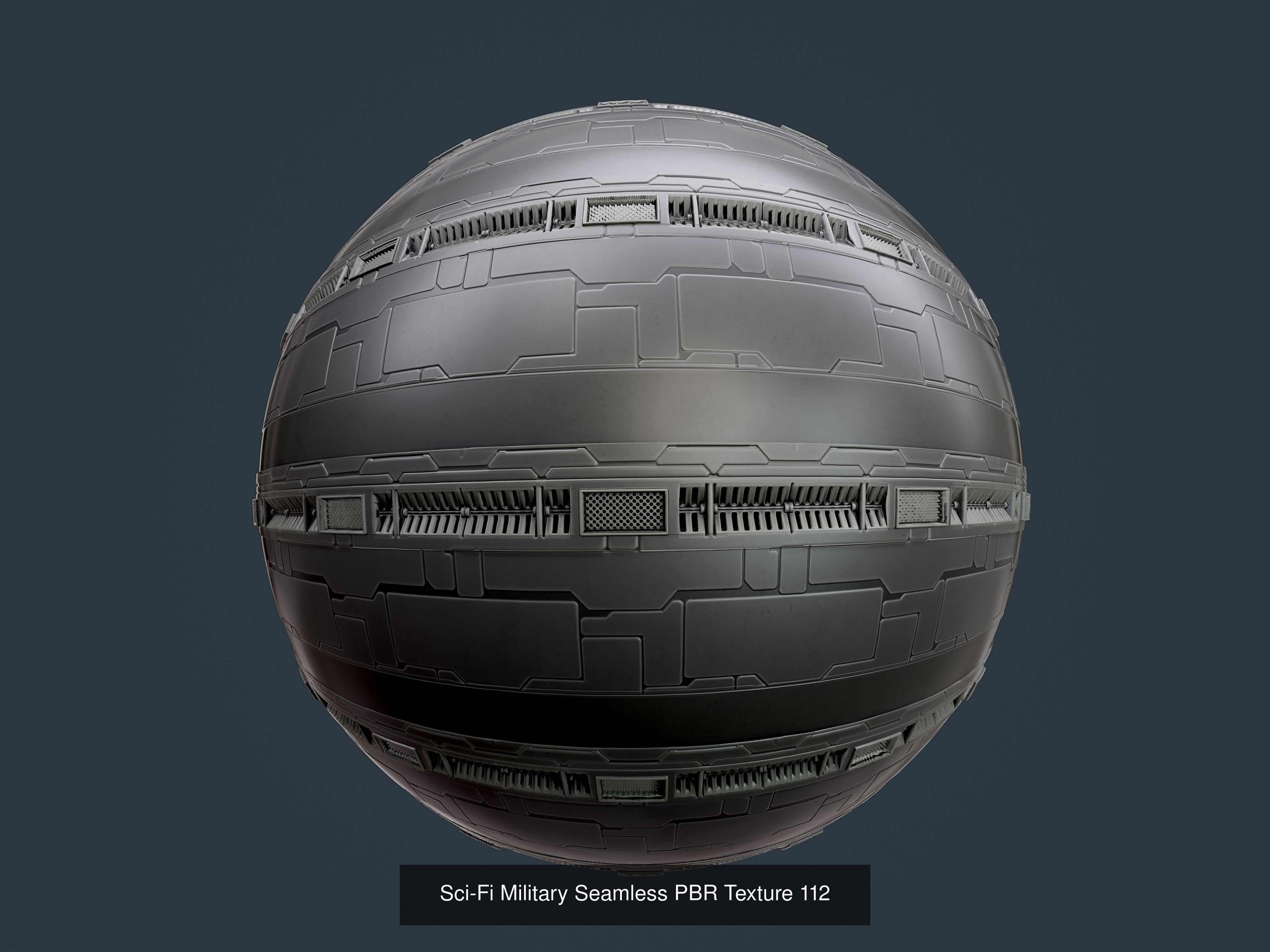 35 Sci-Fi Military Seamless PBR Textures Texture_14