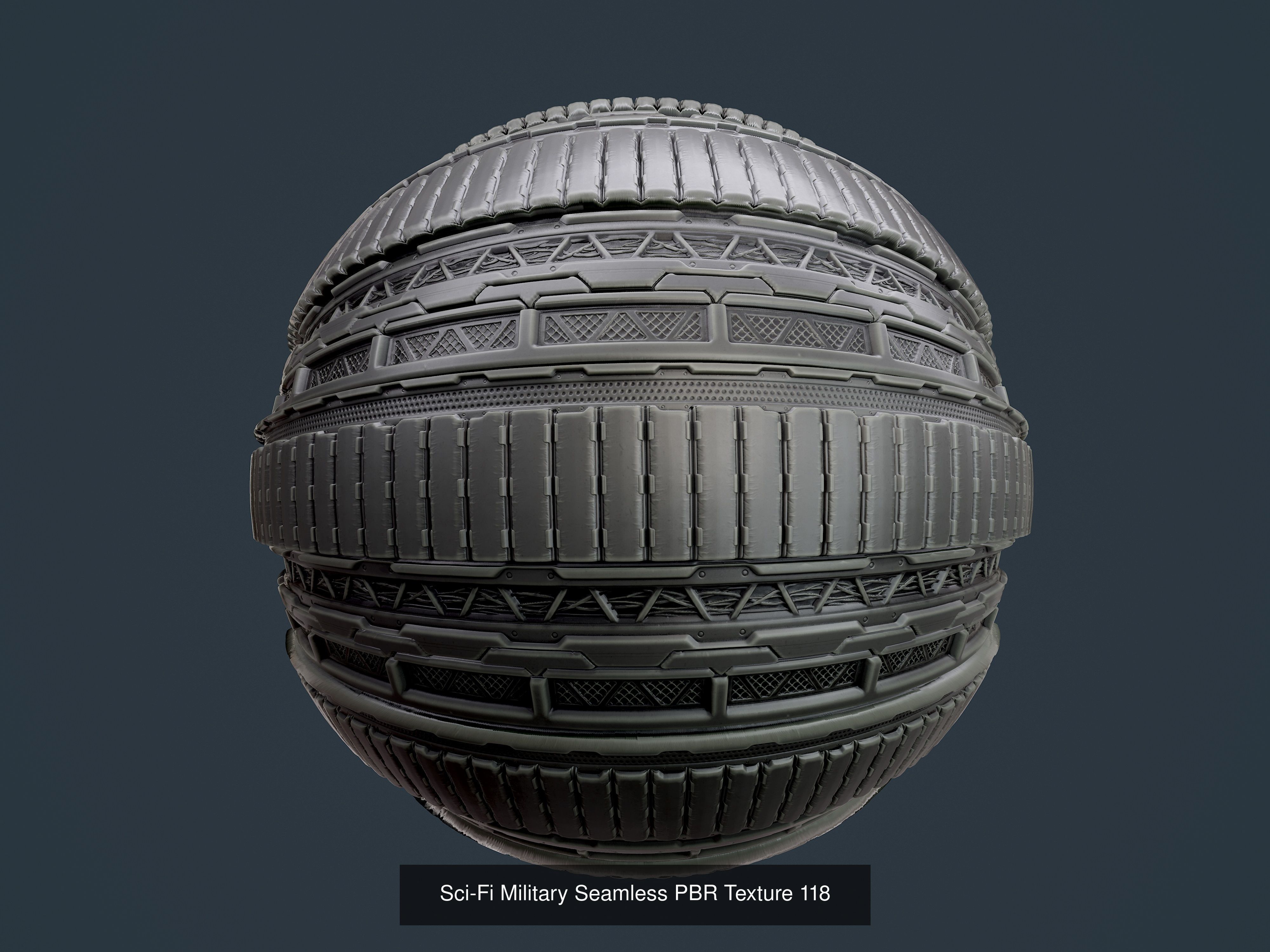 35 Sci-Fi Military Seamless PBR Textures Texture_19