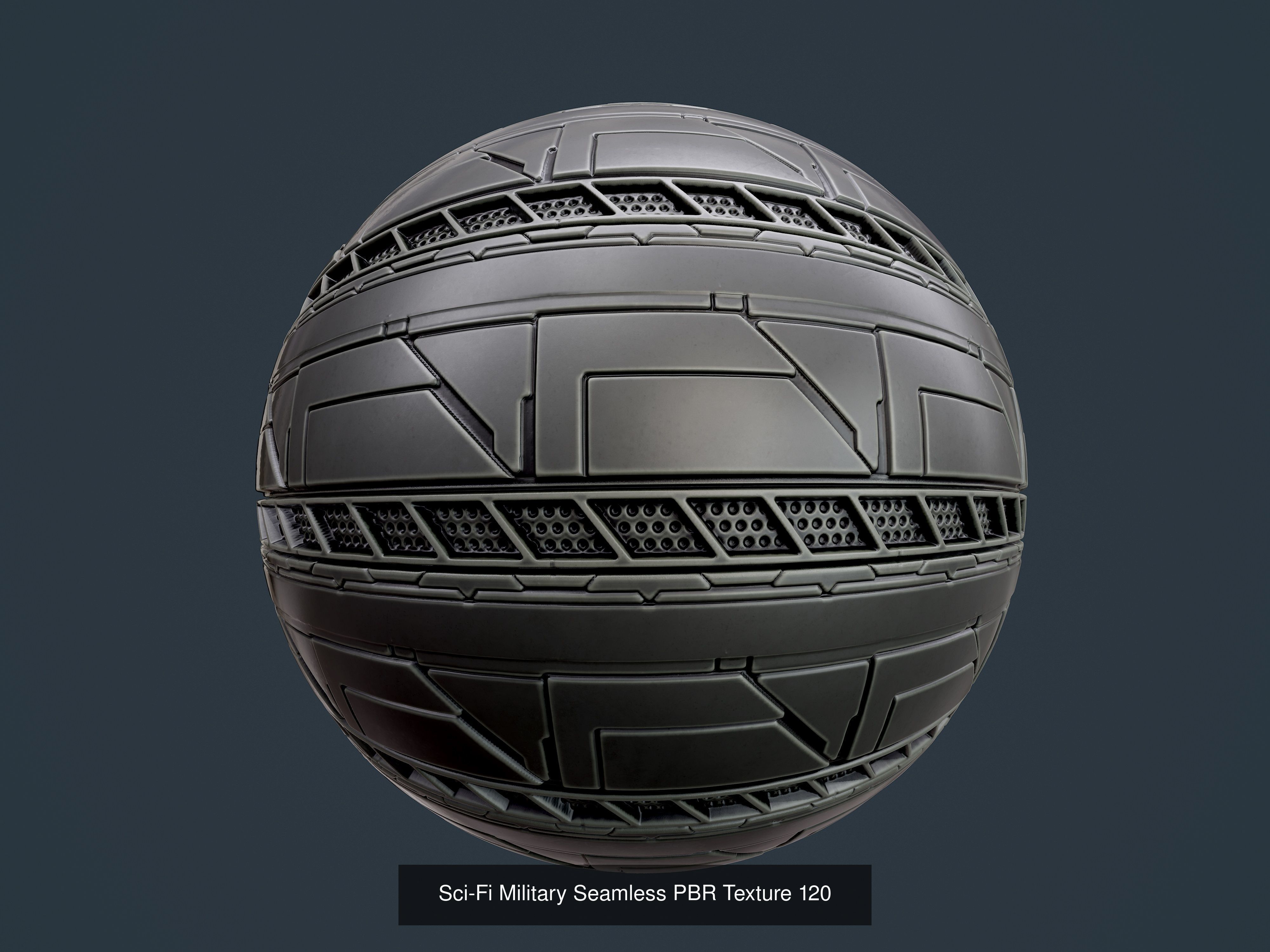 35 Sci-Fi Military Seamless PBR Textures Texture_21