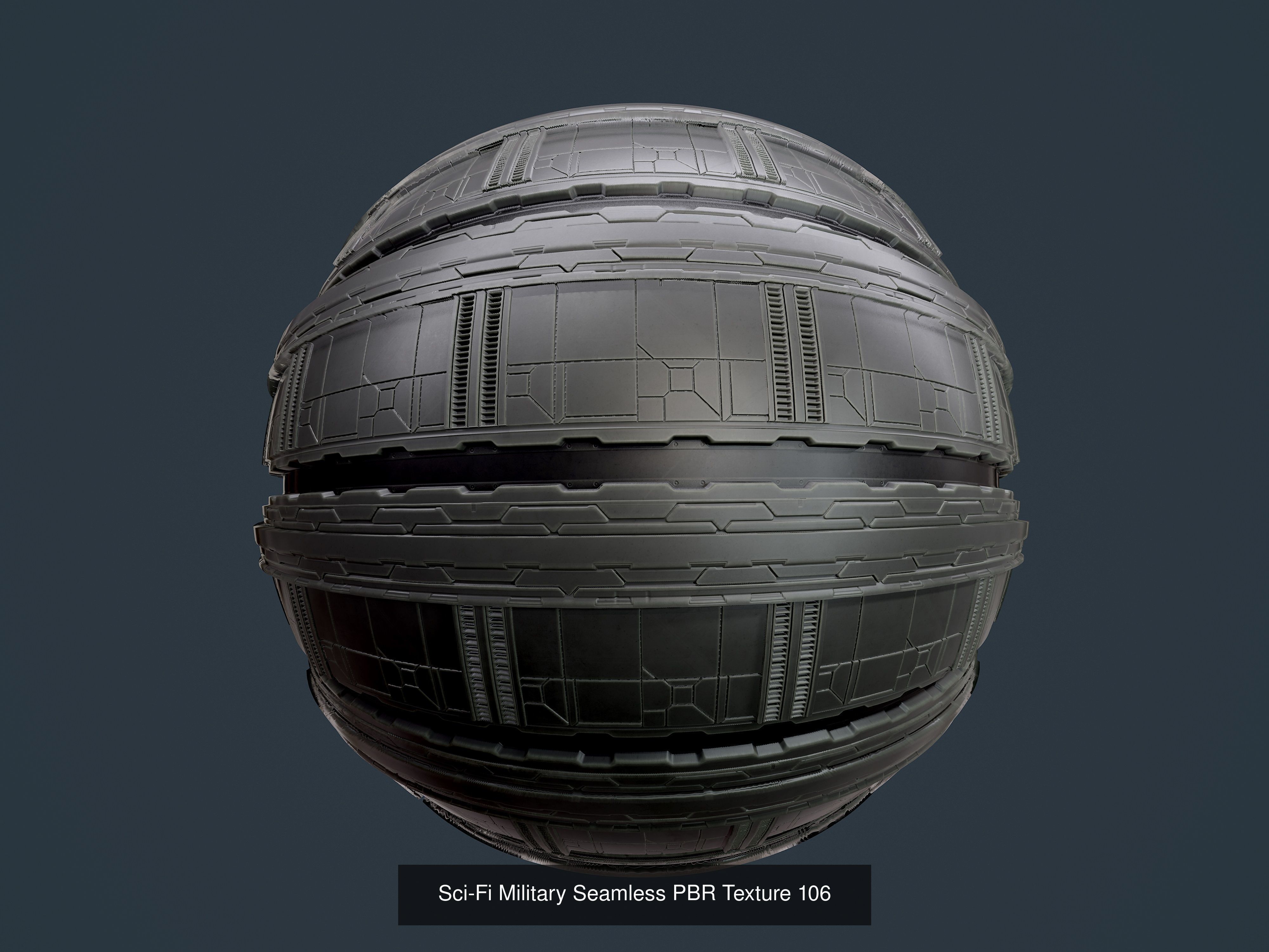 35 Sci-Fi Military Seamless PBR Textures Texture_8