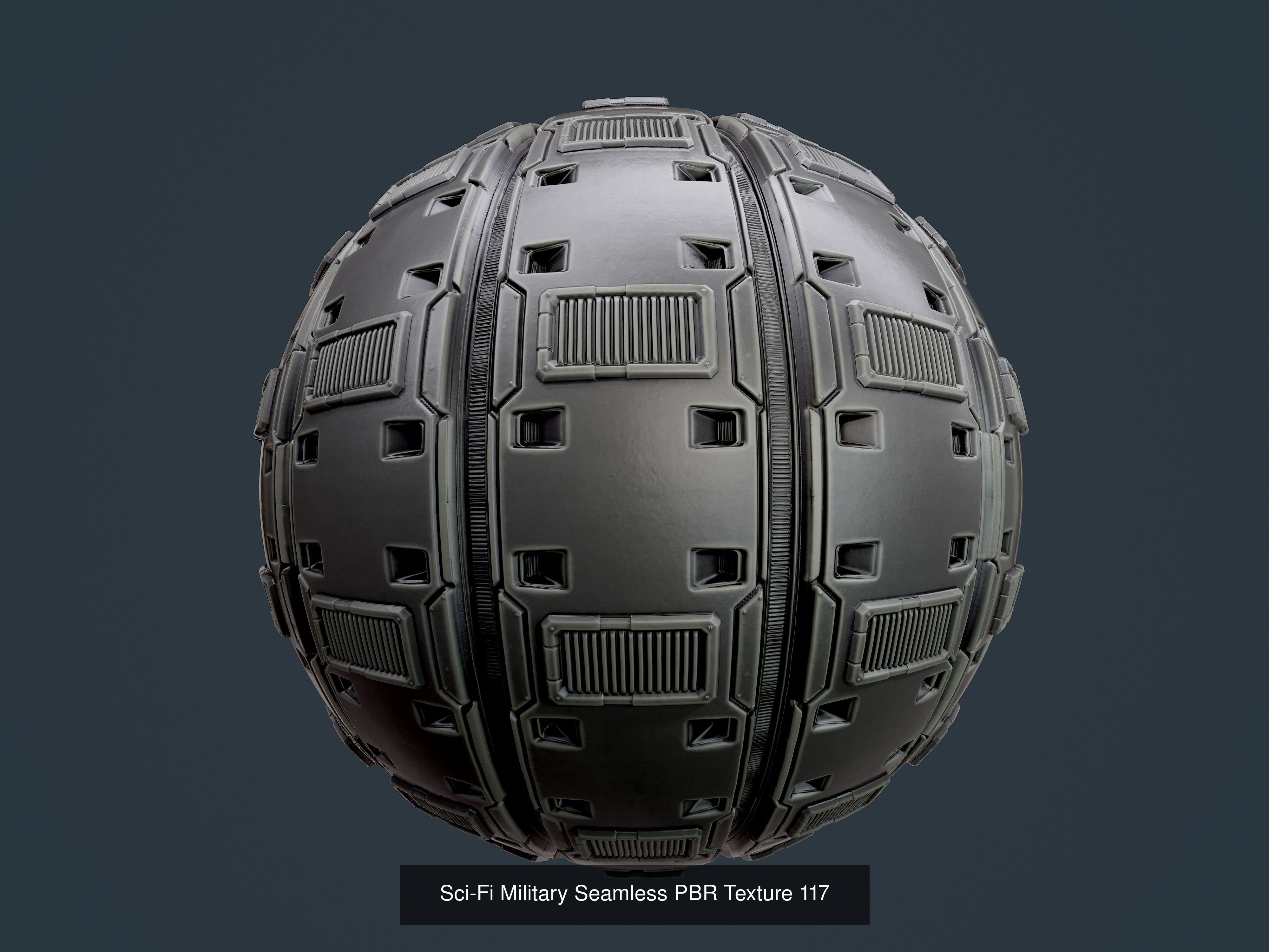 35 Sci-Fi Military Seamless PBR Textures Texture_18