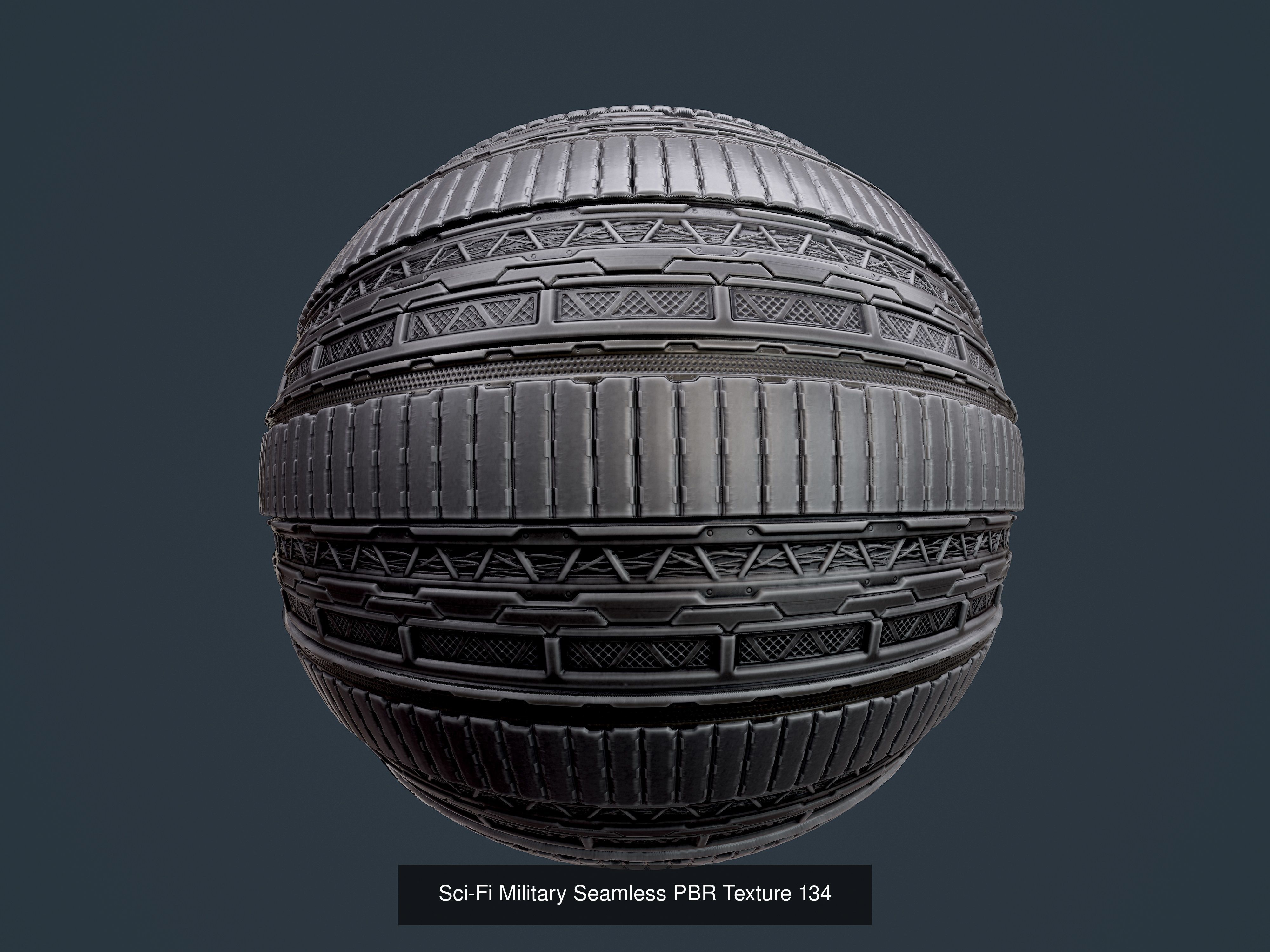 35 Sci-Fi Military Seamless PBR Textures Texture_35