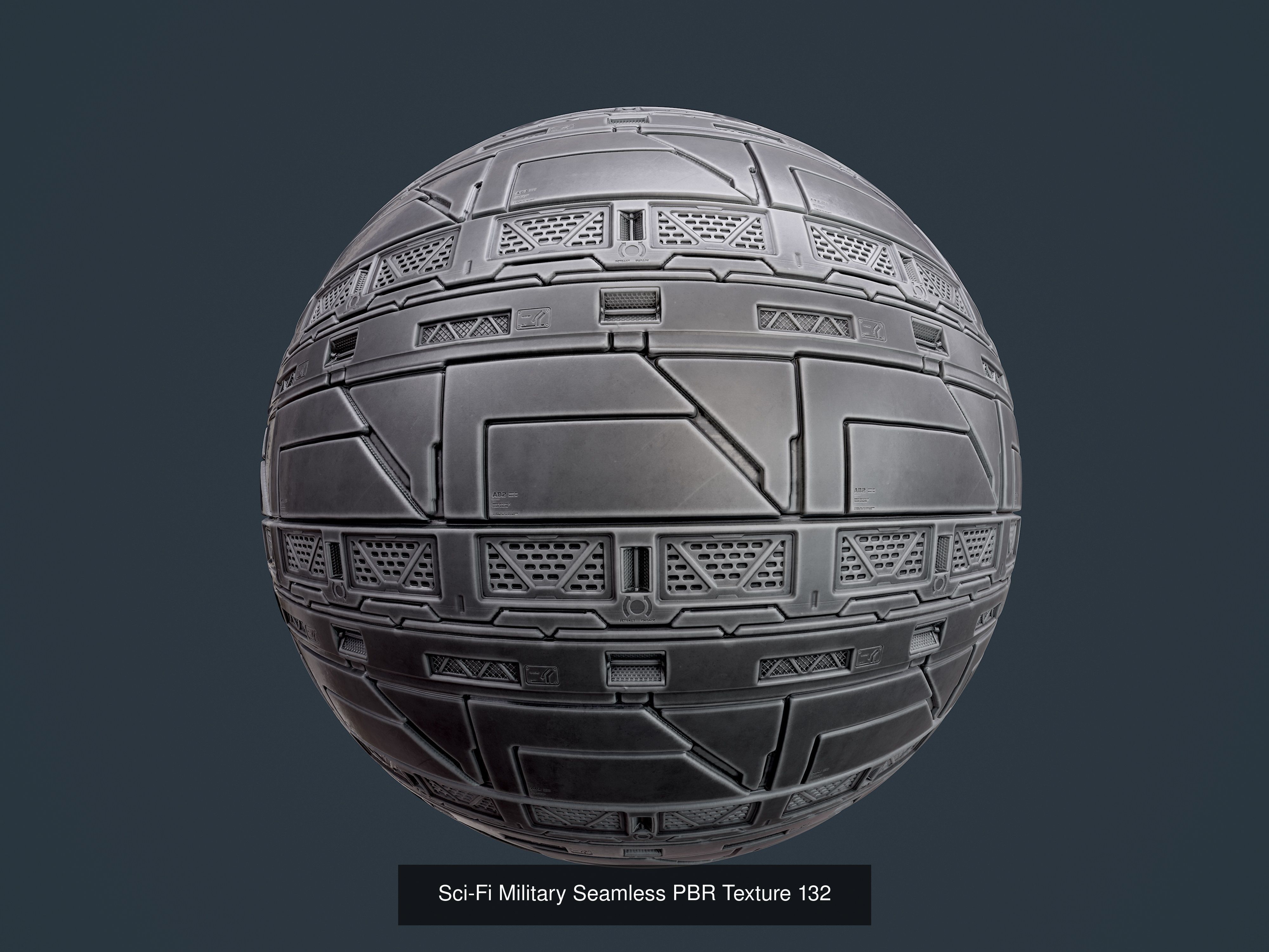 35 Sci-Fi Military Seamless PBR Textures Texture_34