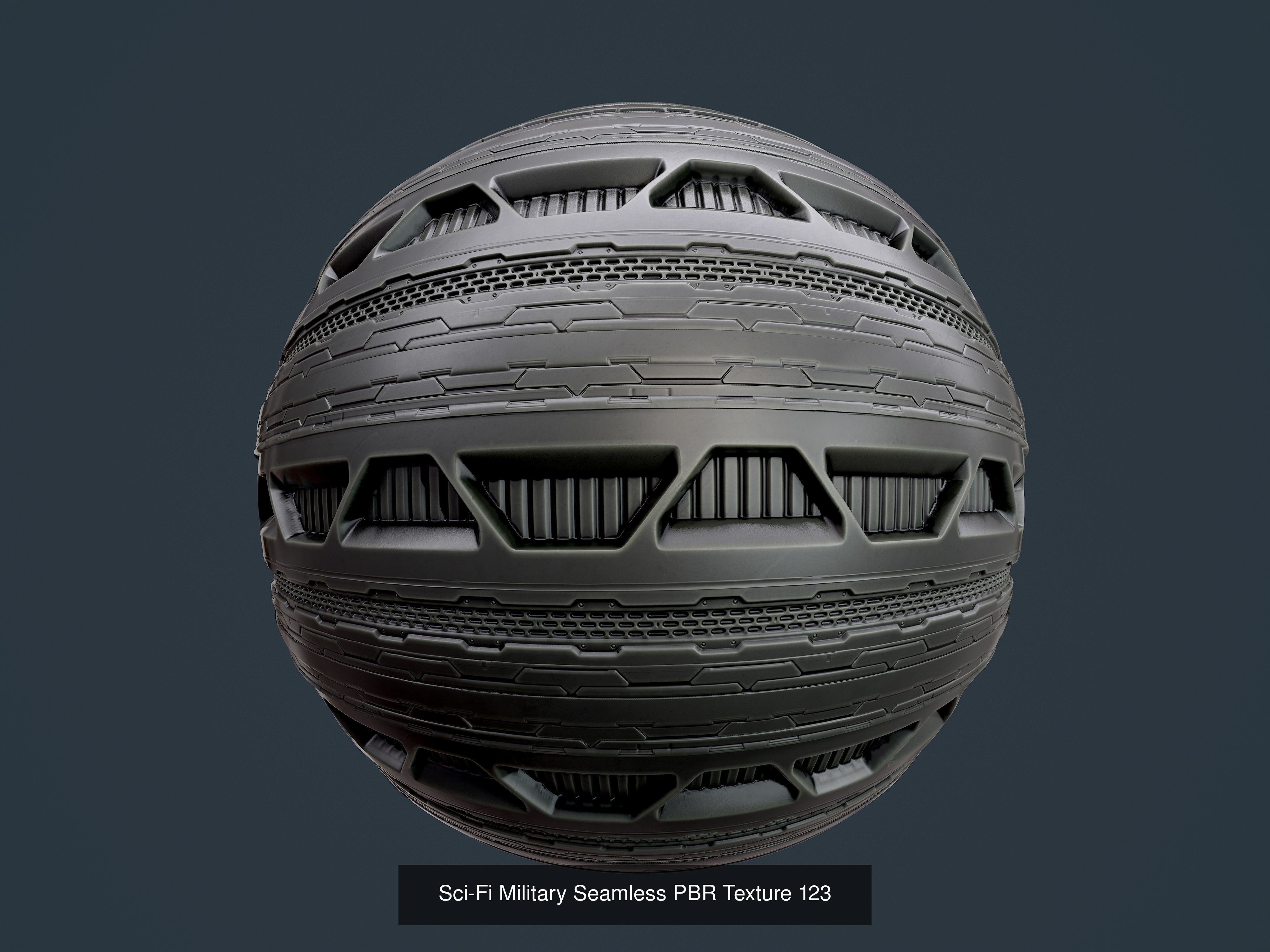 35 Sci-Fi Military Seamless PBR Textures Texture_24