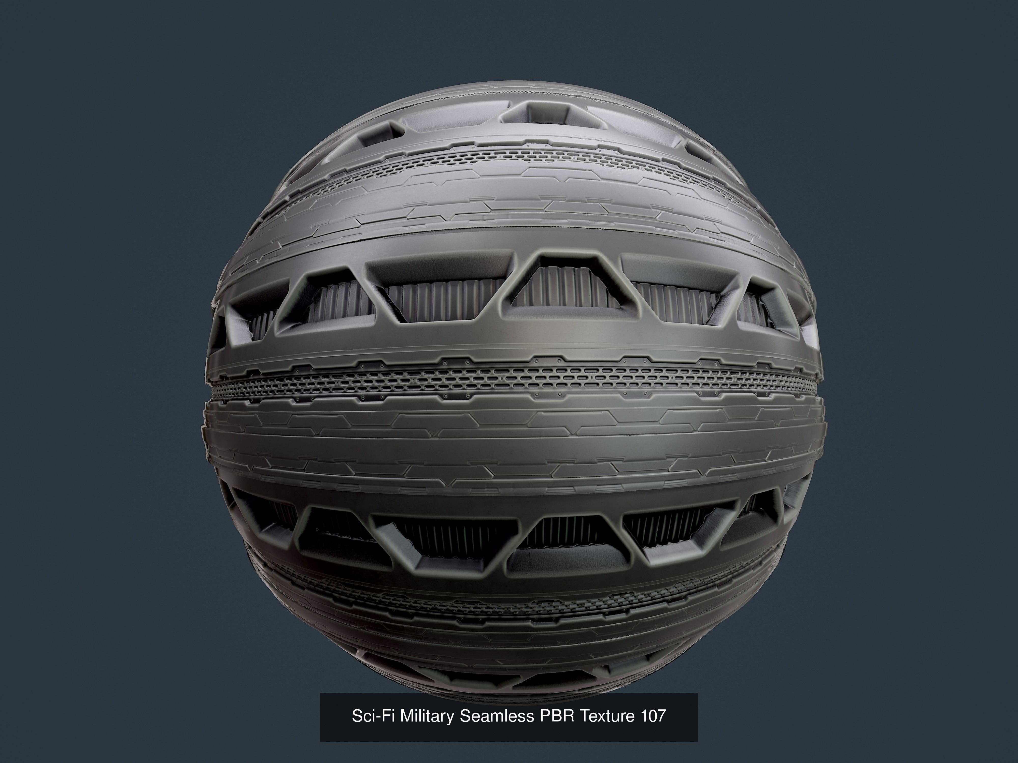 35 Sci-Fi Military Seamless PBR Textures Texture_9