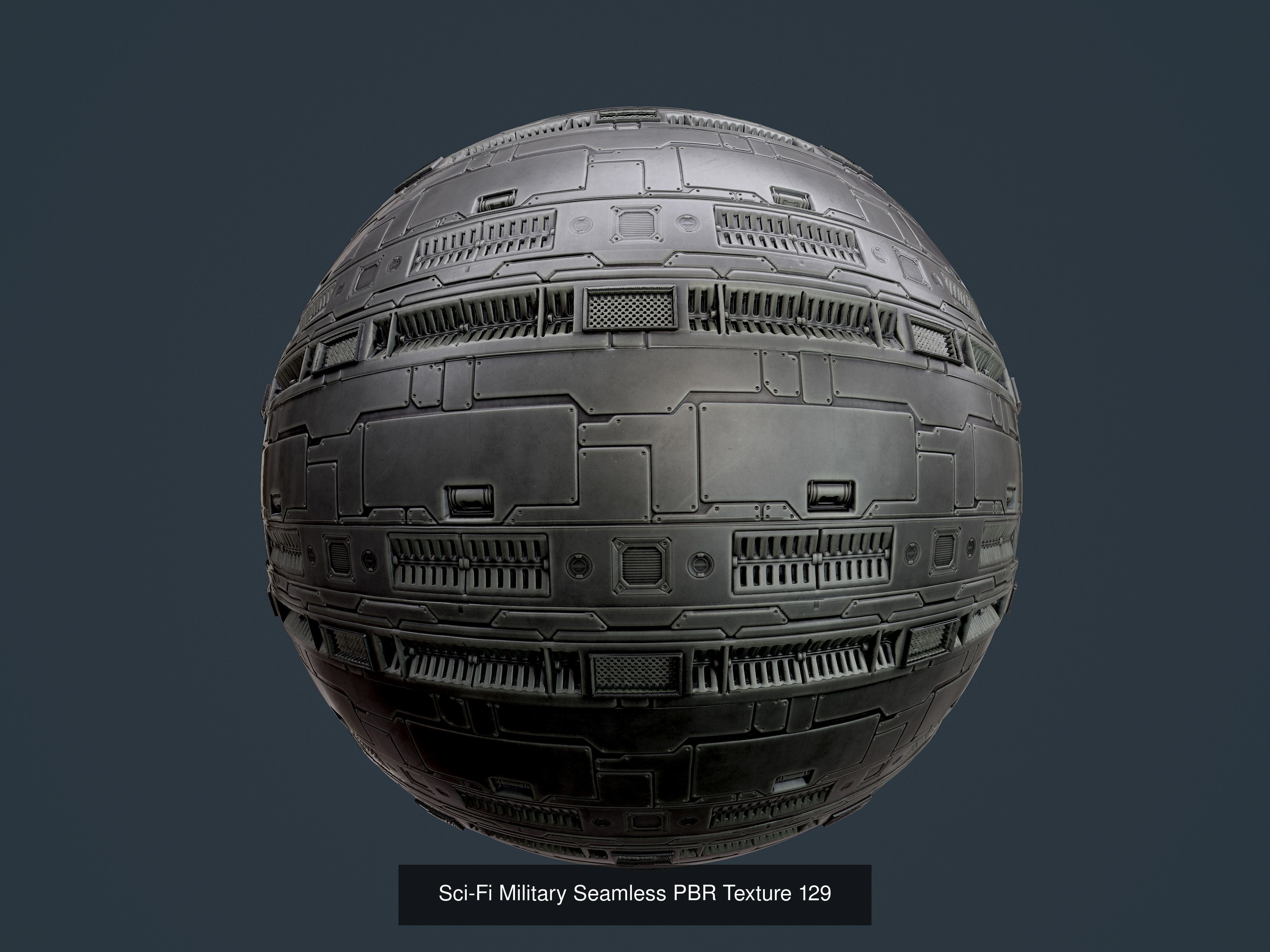 35 Sci-Fi Military Seamless PBR Textures Texture_30