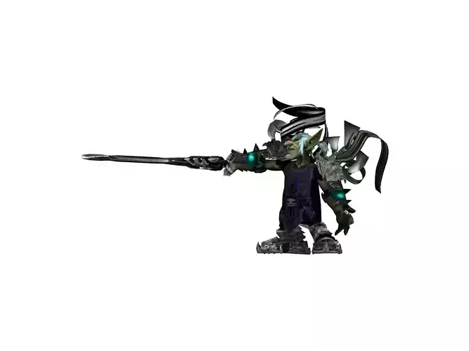 Personagem Wow 3D model