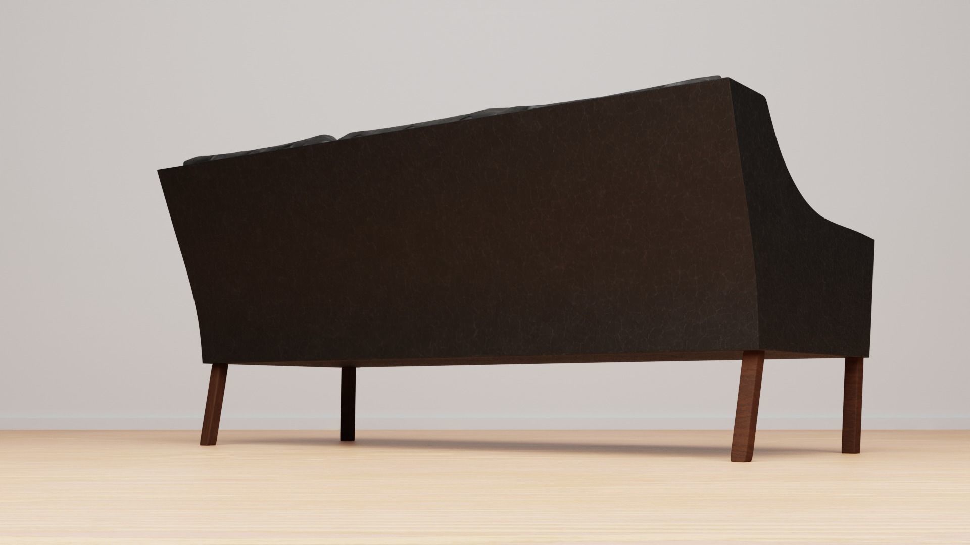 Leather Sofa Model Free 3D model_2