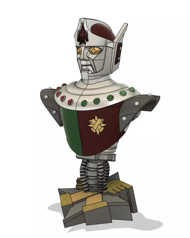 izenborg bust figure 3d print model 3D print model