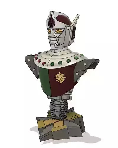 izenborg bust figure 3d print model