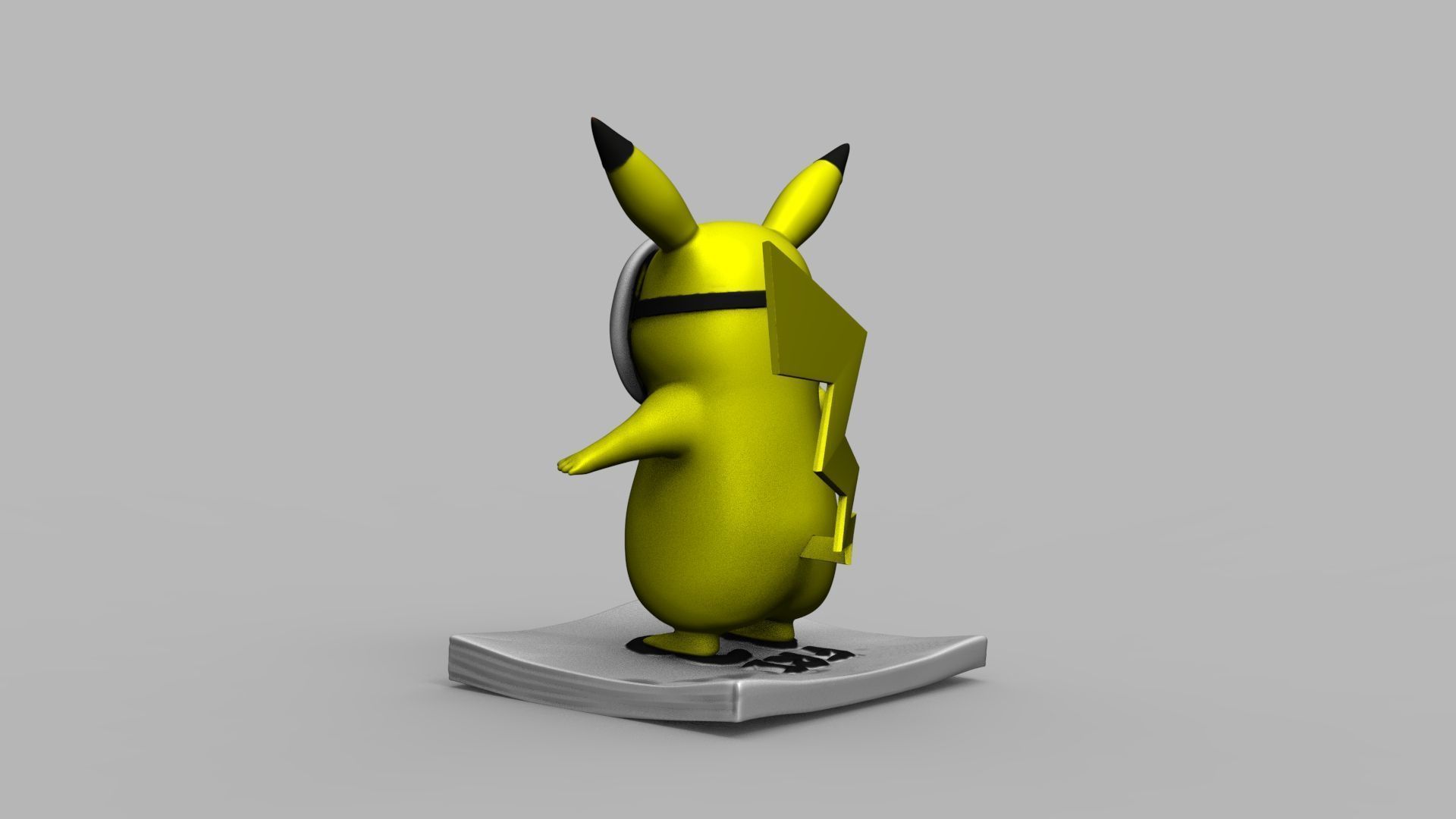 Pokemon Pikachu Jason Vorhees Friday 13 3D Printing Model 3D print model_61