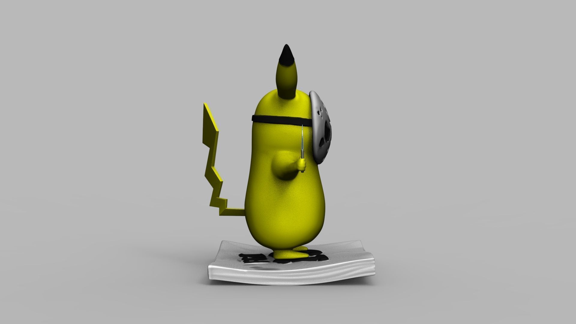 Pokemon Pikachu Jason Vorhees Friday 13 3D Printing Model 3D print model_14