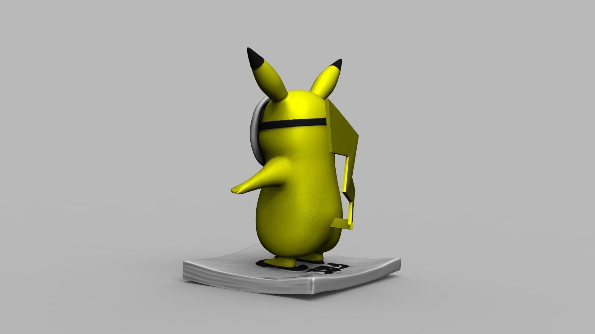 Pokemon Pikachu Jason Vorhees Friday 13 3D Printing Model 3D print model_60