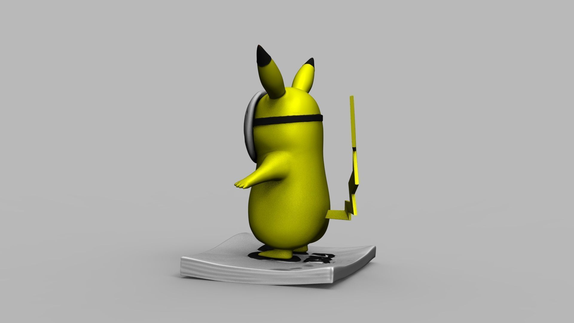 Pokemon Pikachu Jason Vorhees Friday 13 3D Printing Model 3D print model_56