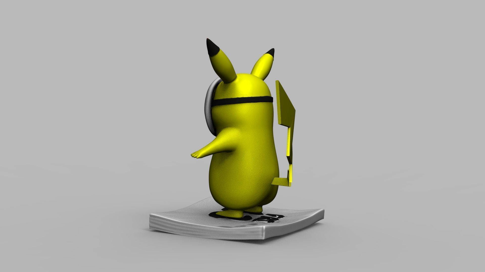 Pokemon Pikachu Jason Vorhees Friday 13 3D Printing Model 3D print model_58