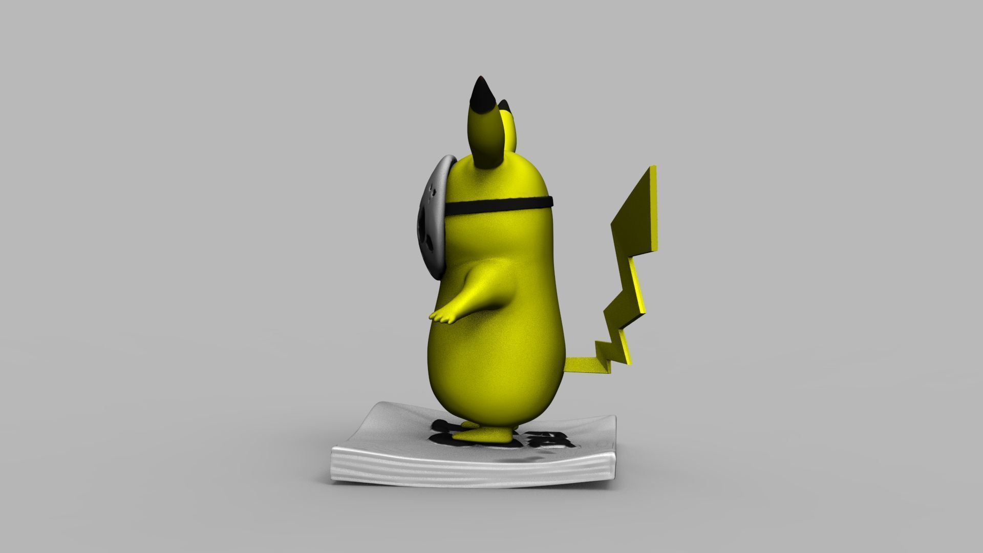 Pokemon Pikachu Jason Vorhees Friday 13 3D Printing Model 3D print model_53