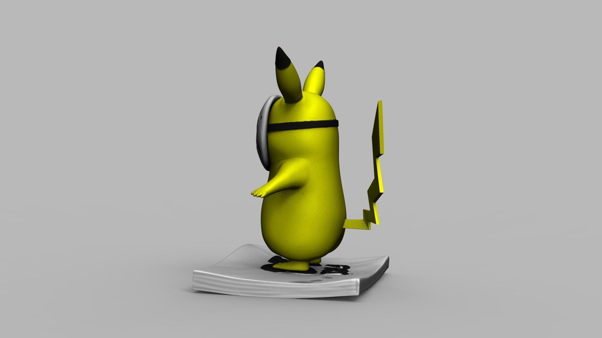 Pokemon Pikachu Jason Vorhees Friday 13 3D Printing Model 3D print model_55