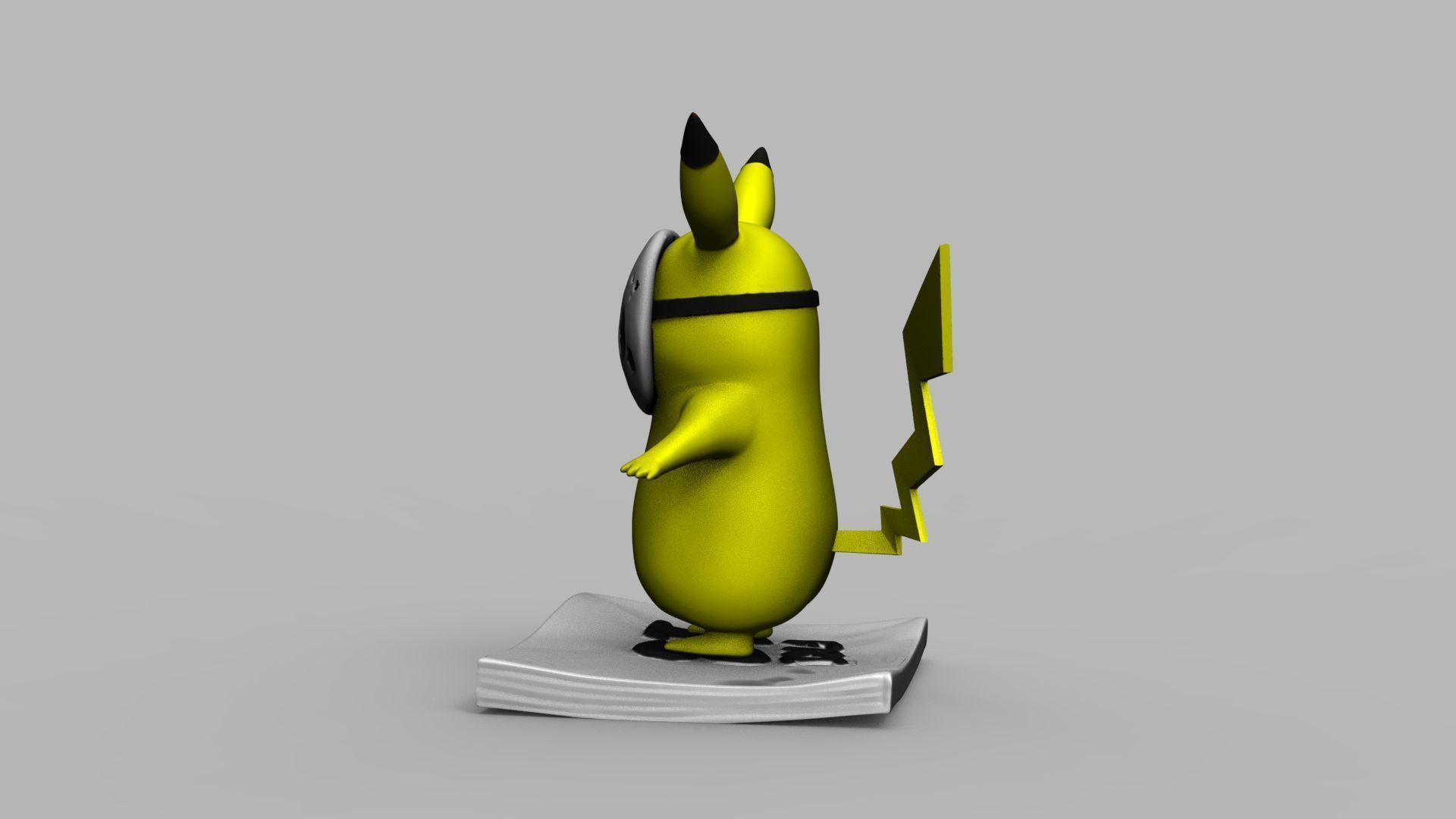 Pokemon Pikachu Jason Vorhees Friday 13 3D Printing Model 3D print model_54