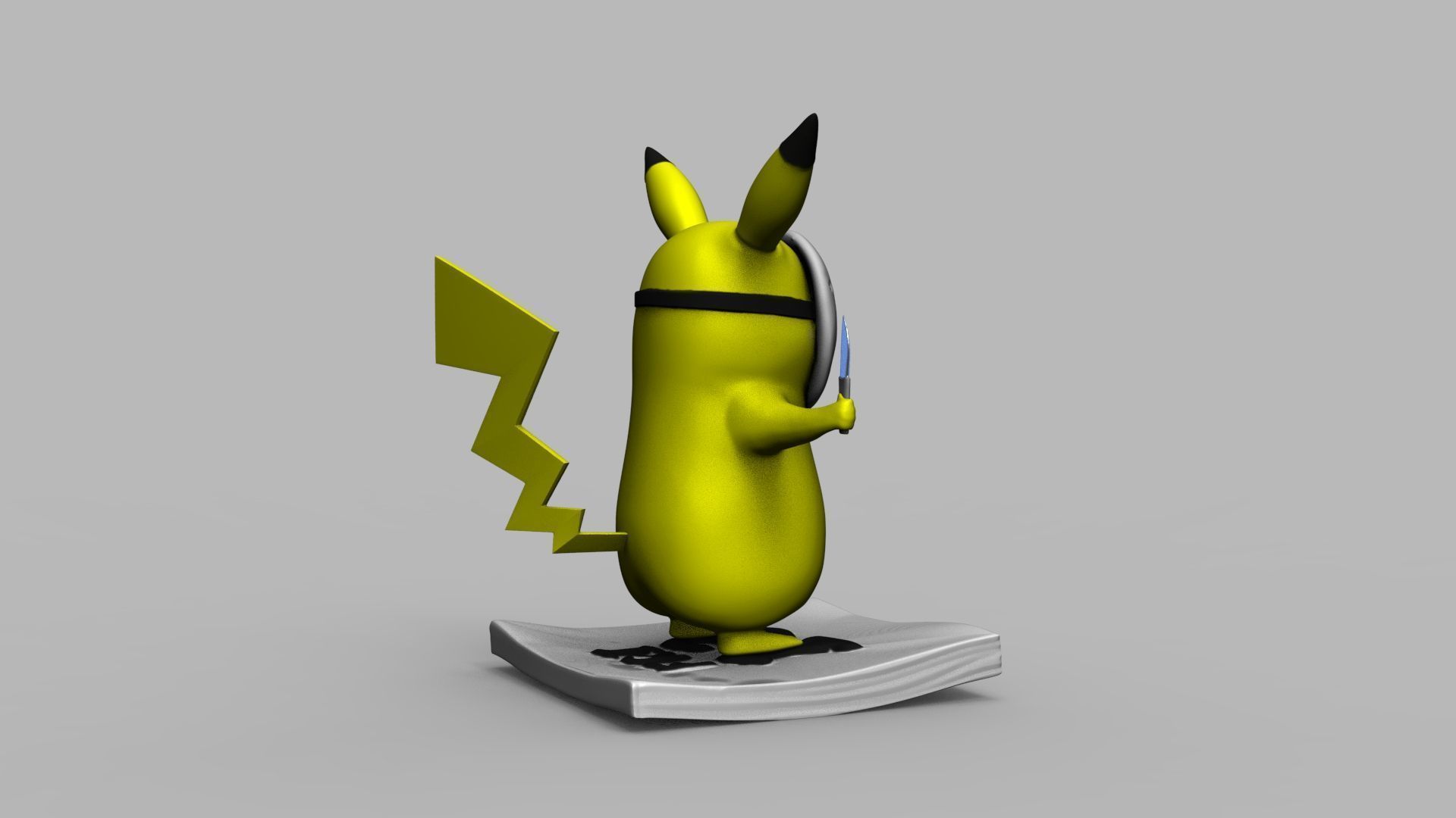 Pokemon Pikachu Jason Vorhees Friday 13 3D Printing Model 3D print model_9