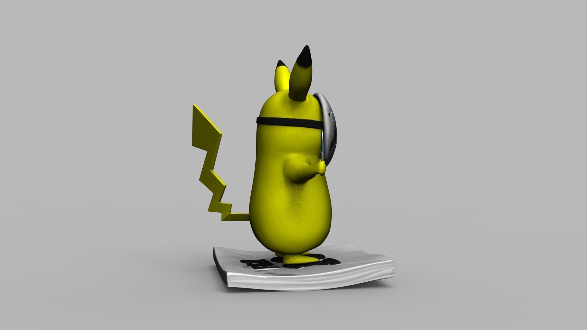 Pokemon Pikachu Jason Vorhees Friday 13 3D Printing Model 3D print model_12