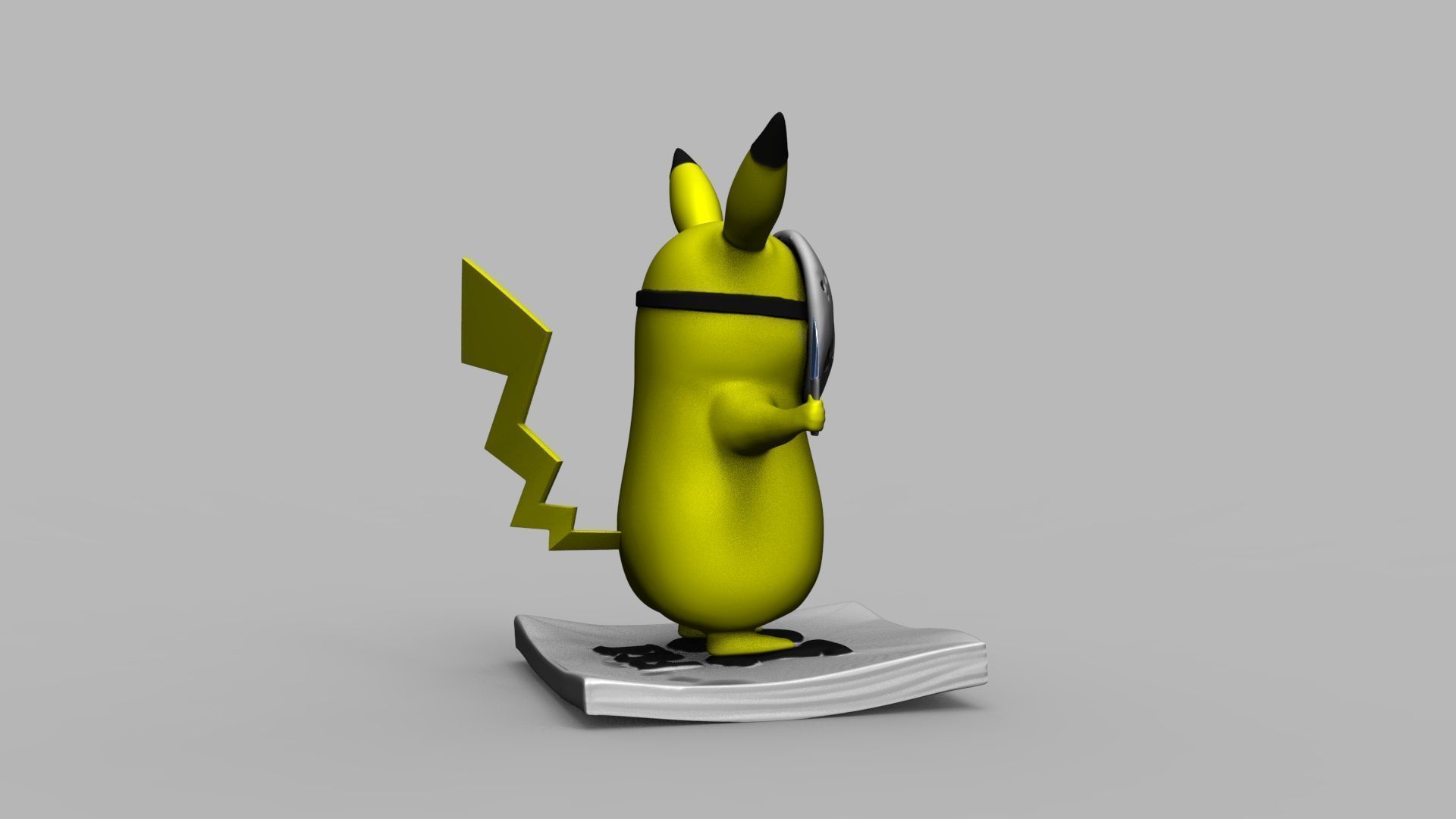 Pokemon Pikachu Jason Vorhees Friday 13 3D Printing Model 3D print model_11