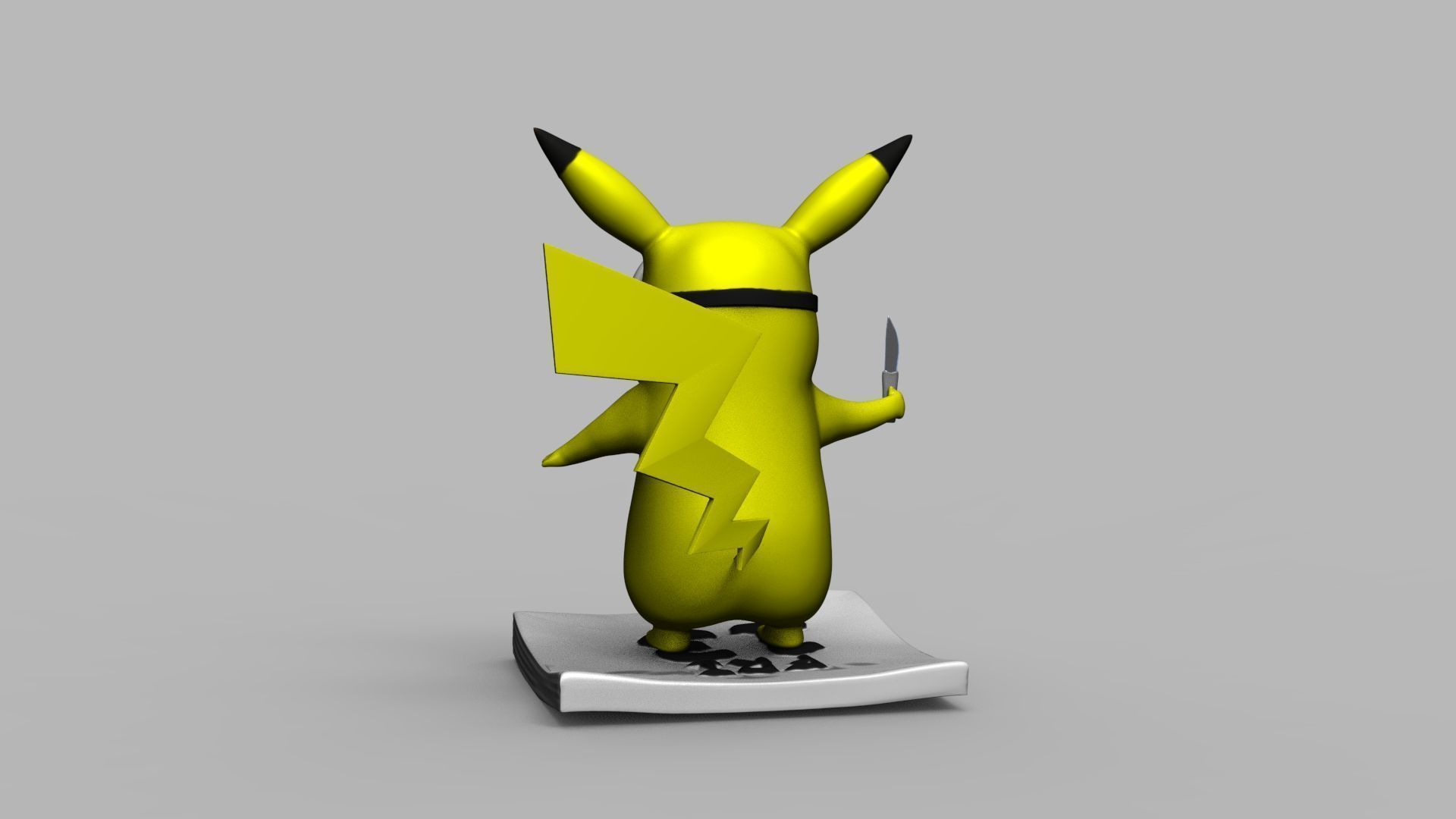 Pokemon Pikachu Jason Vorhees Friday 13 3D Printing Model 3D print model_68