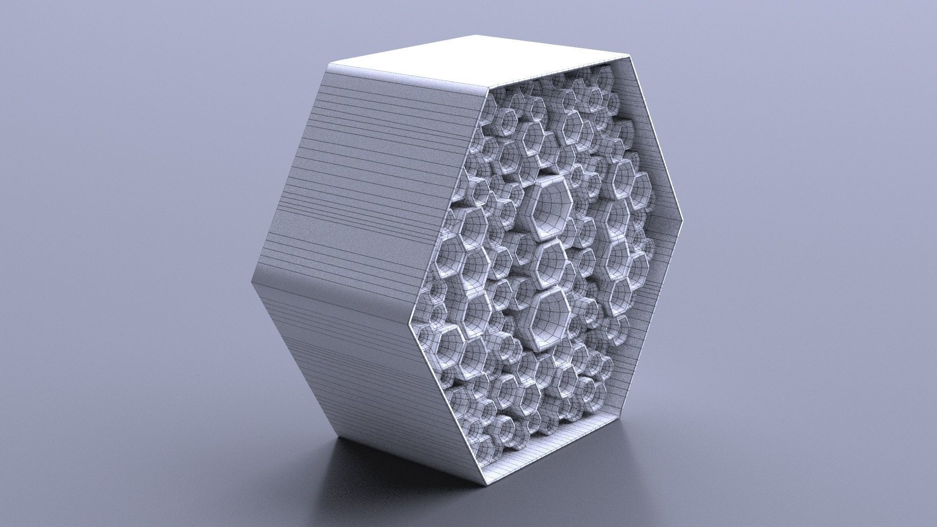 Bee Hotel 3D model_6