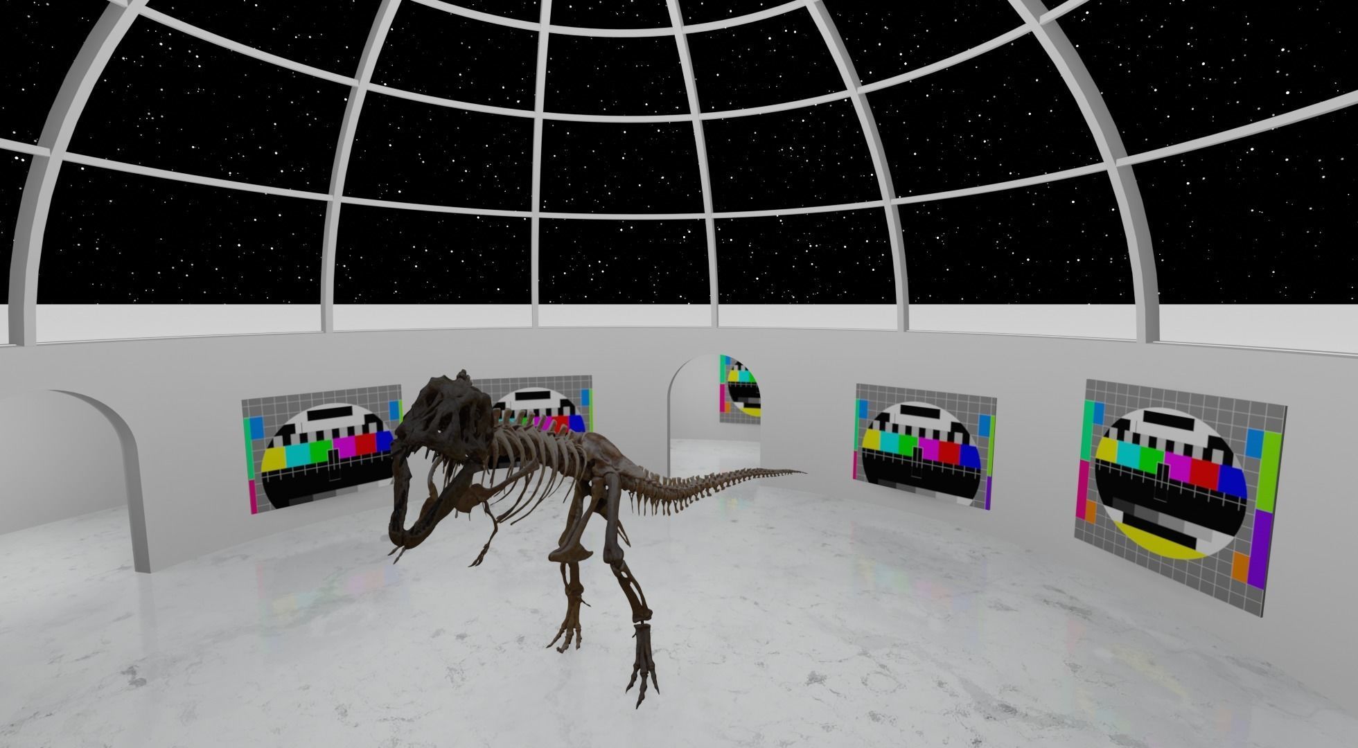 Eyewitness Museum Intro Template 3D model_5