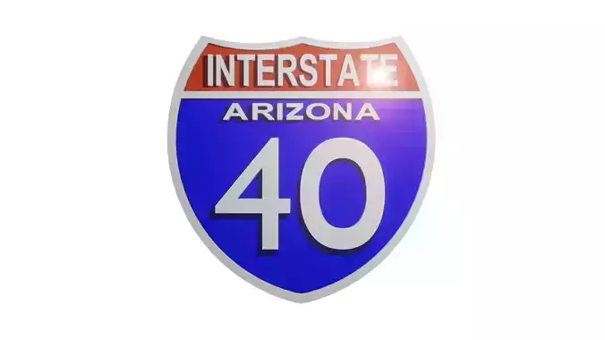 Sign Arizona Interstate 40