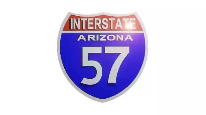 Sign Interstate Arizona 57