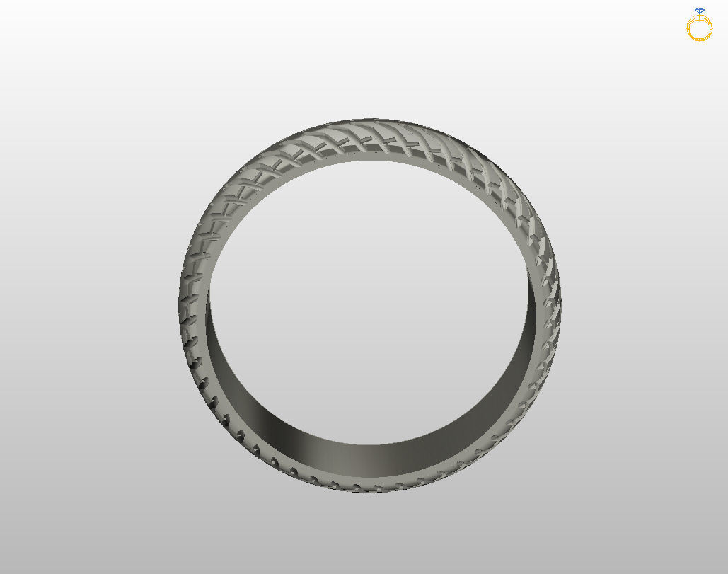 Car tires ring 3D print model_28