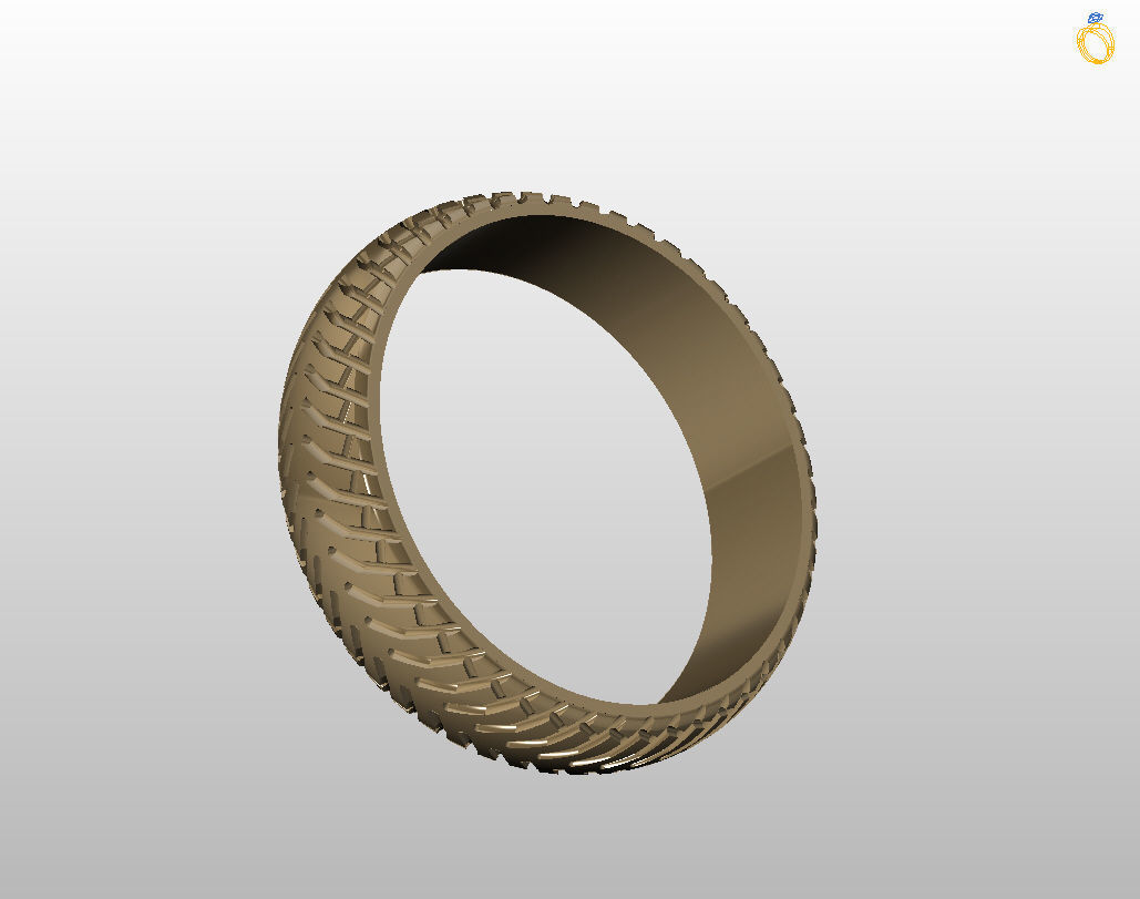 Car tires ring 3D print model_14