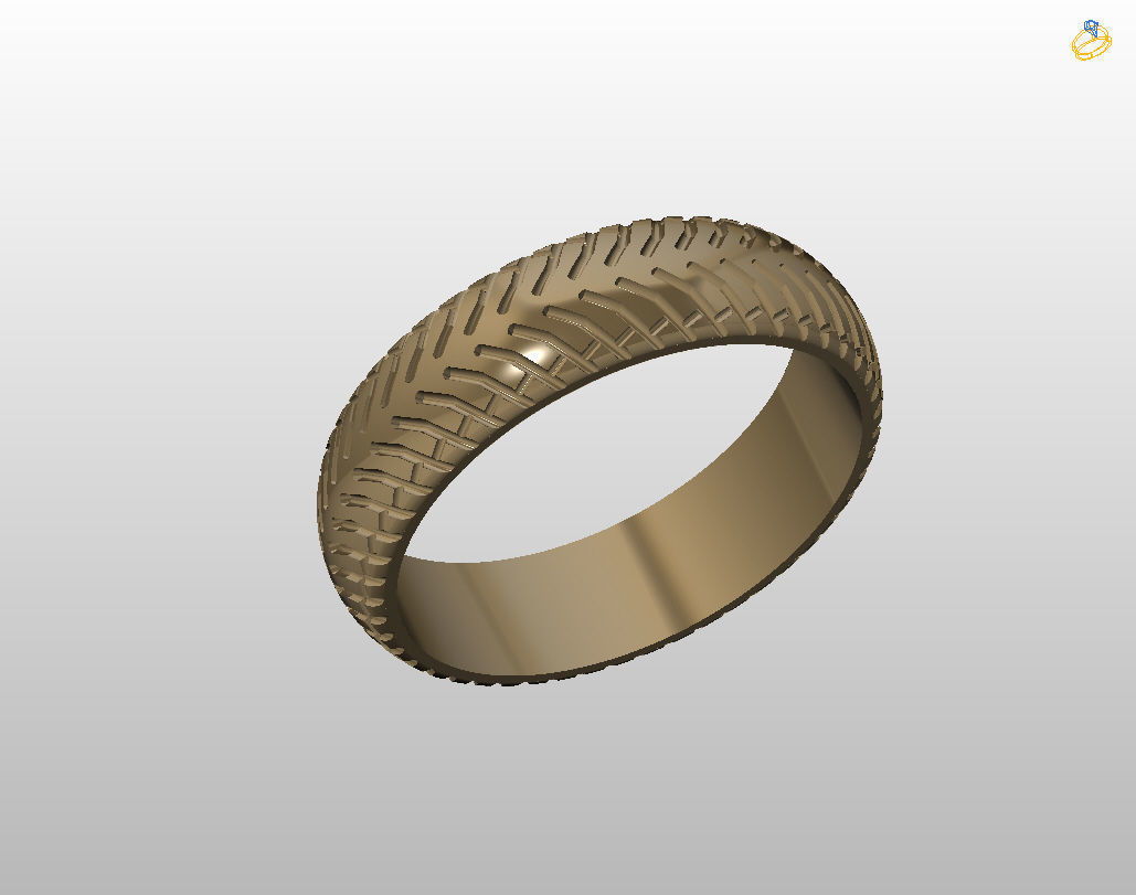 Car tires ring 3D print model_8