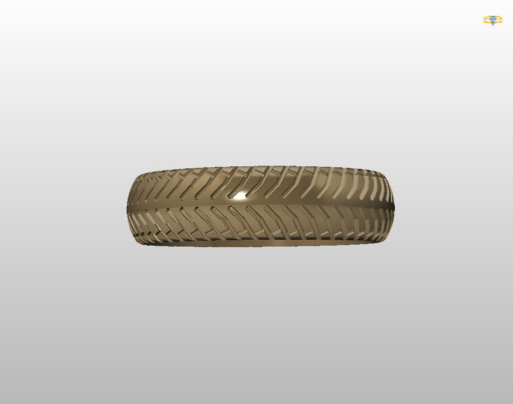 Car tires ring 3D print model_10