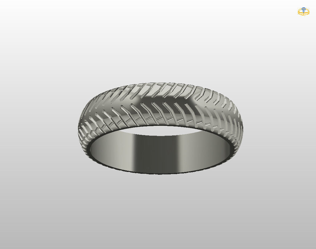 Car tires ring 3D print model_19