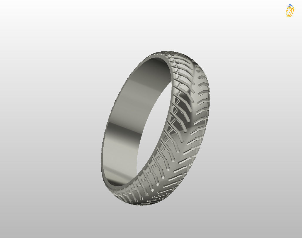 Car tires ring 3D print model_25