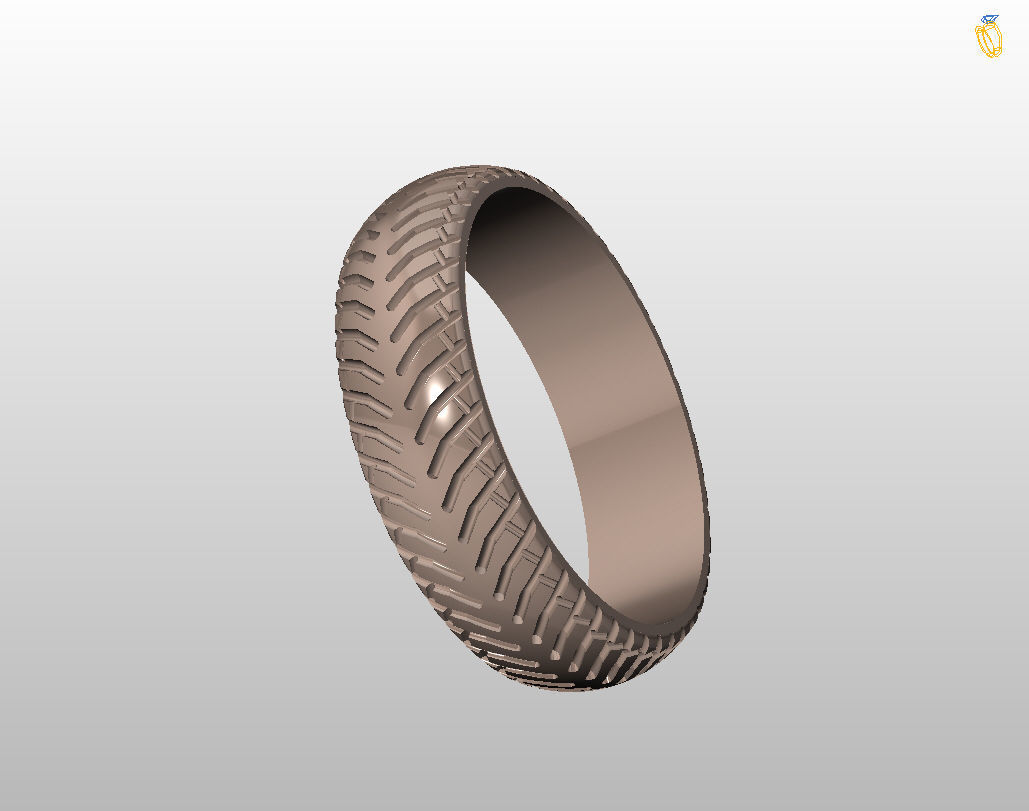 Car tires ring 3D print model_33