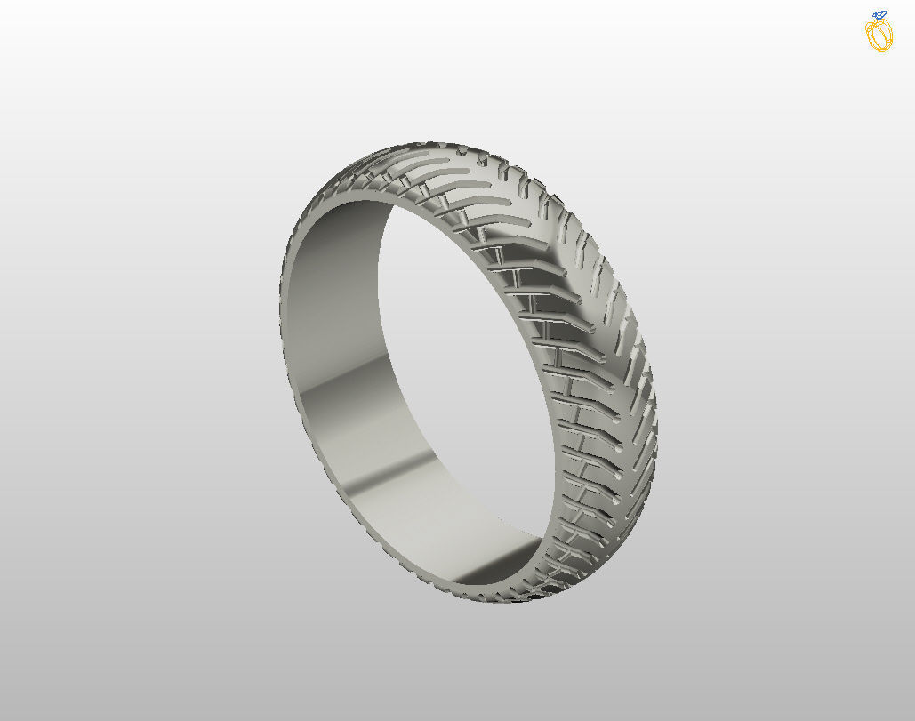 Car tires ring 3D print model_22