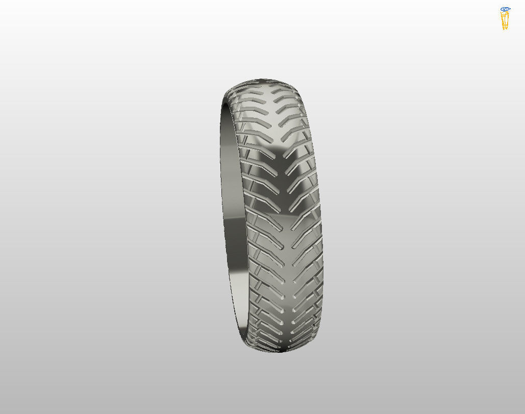 Car tires ring 3D print model_21