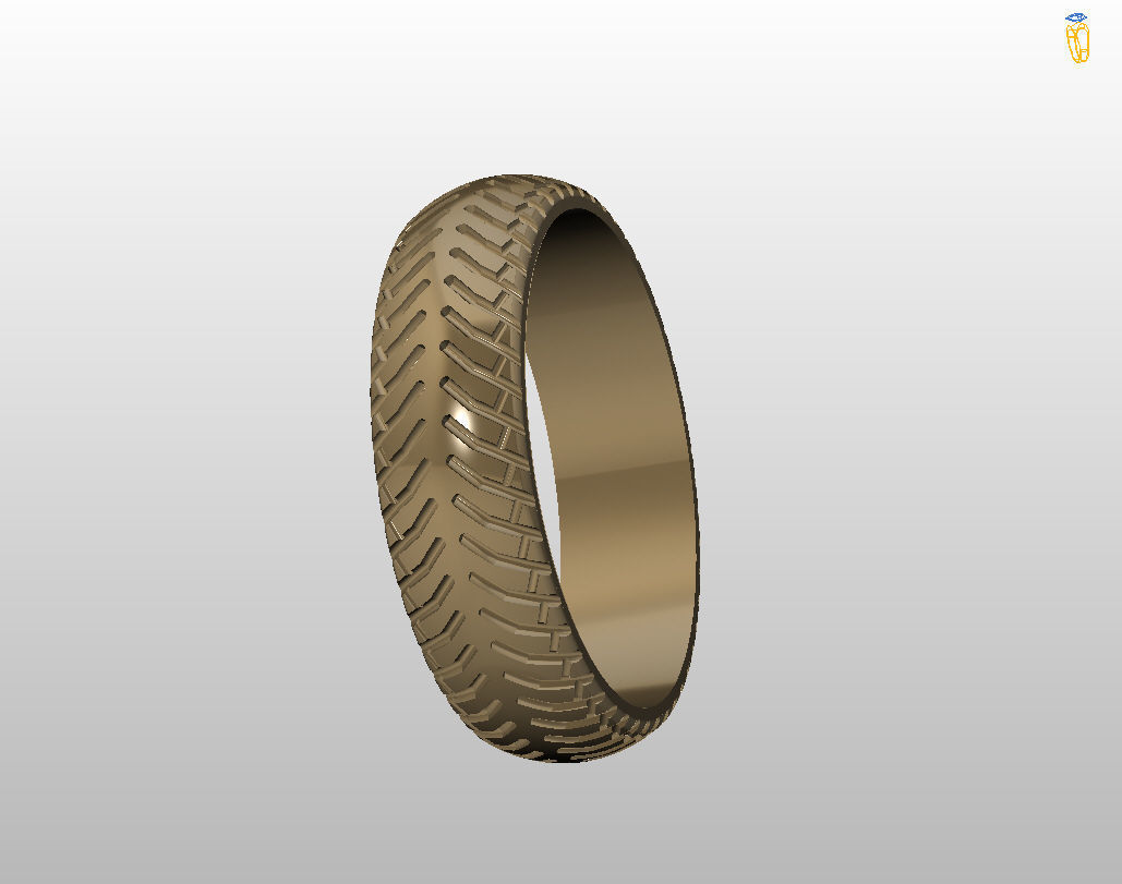 Car tires ring 3D print model_15