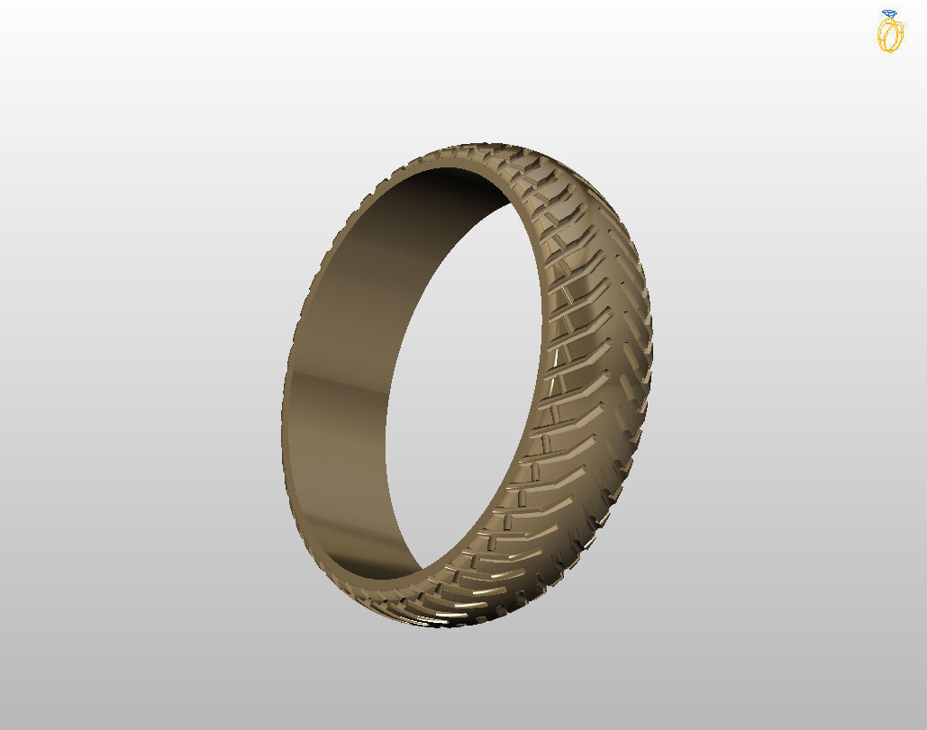 Car tires ring 3D print model_17
