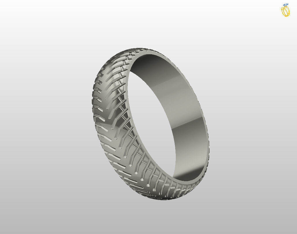 Car tires ring 3D print model_26