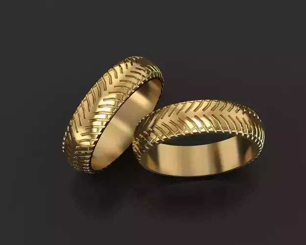 Car tires ring 3D print model