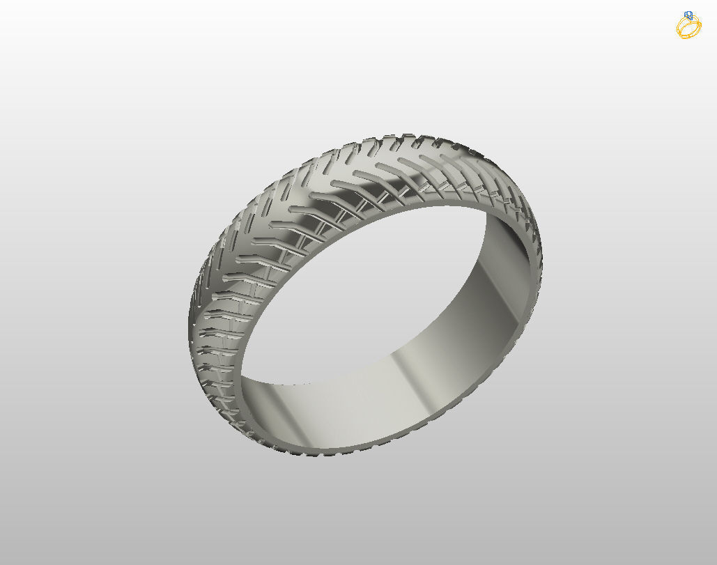 Car tires ring 3D print model_18