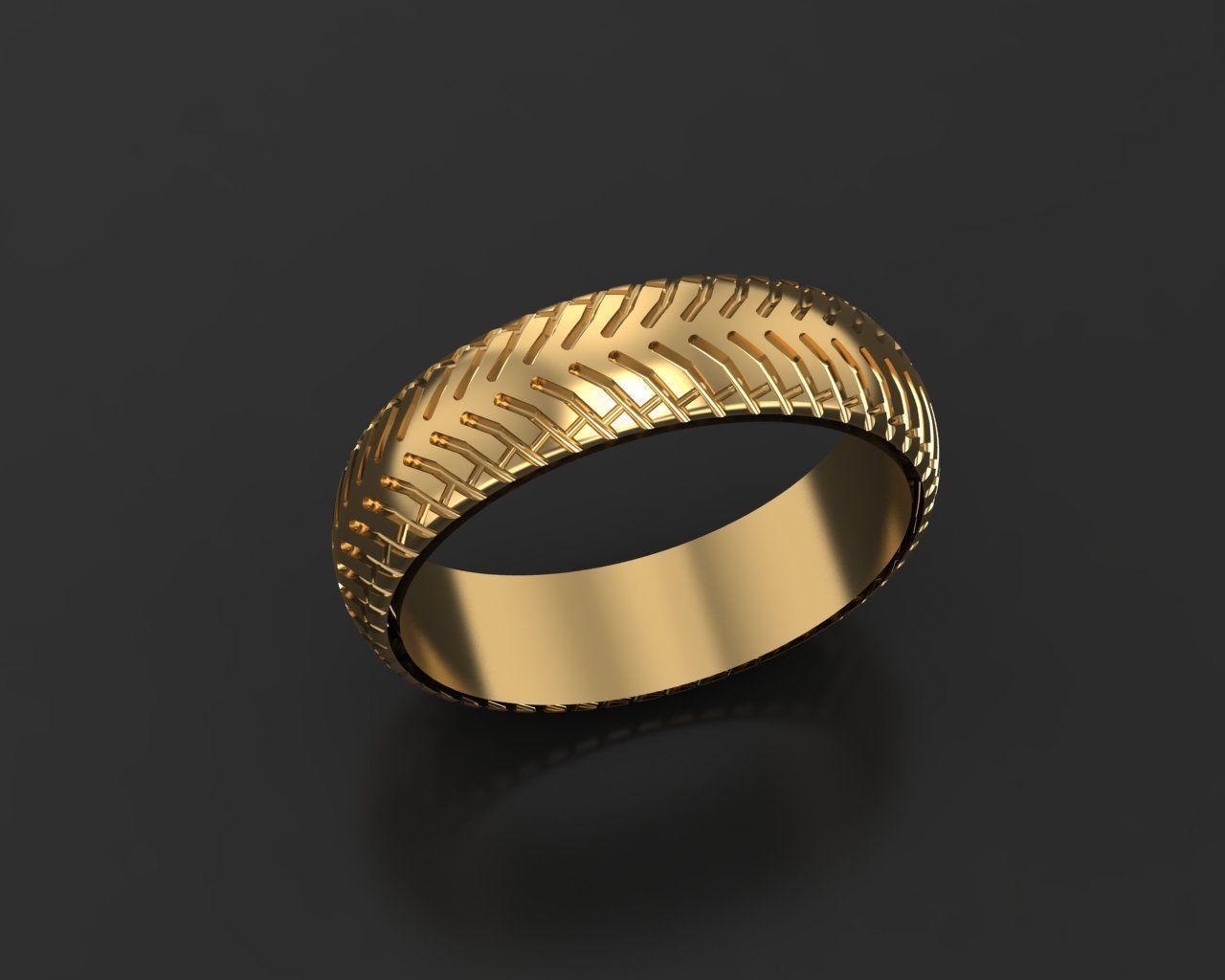 Car tires ring 3D print model_1