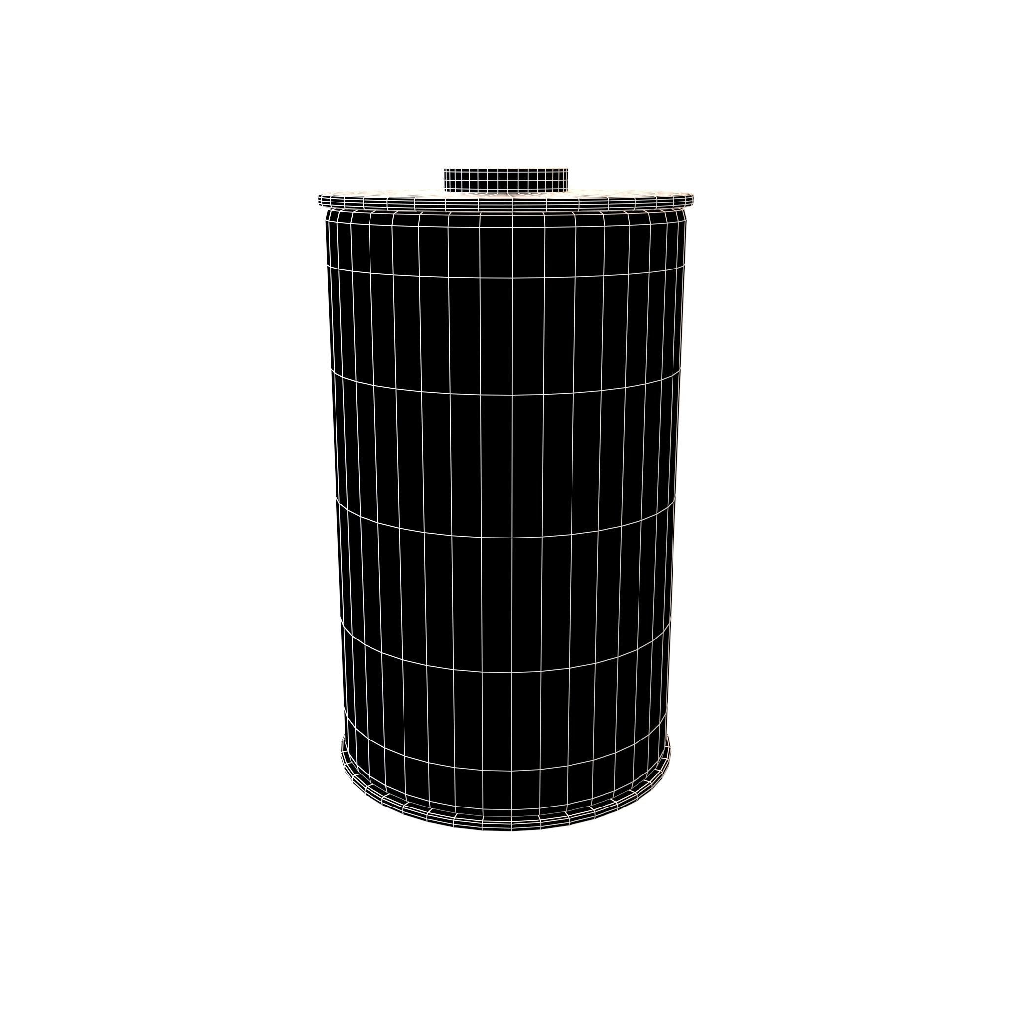 Battery Symbol v2 004 Low-poly 3D model_5