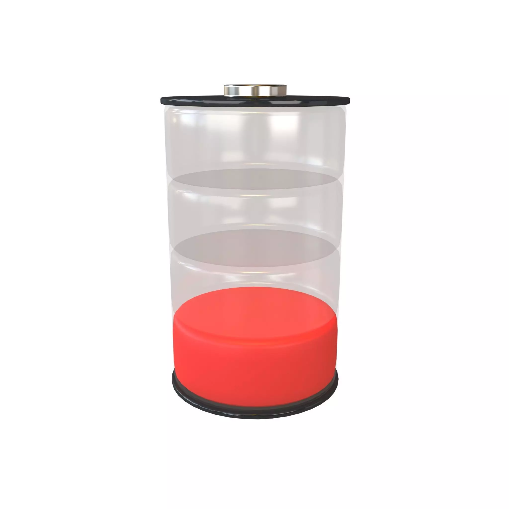 Battery Symbol v2 004 Low-poly 3D model_0