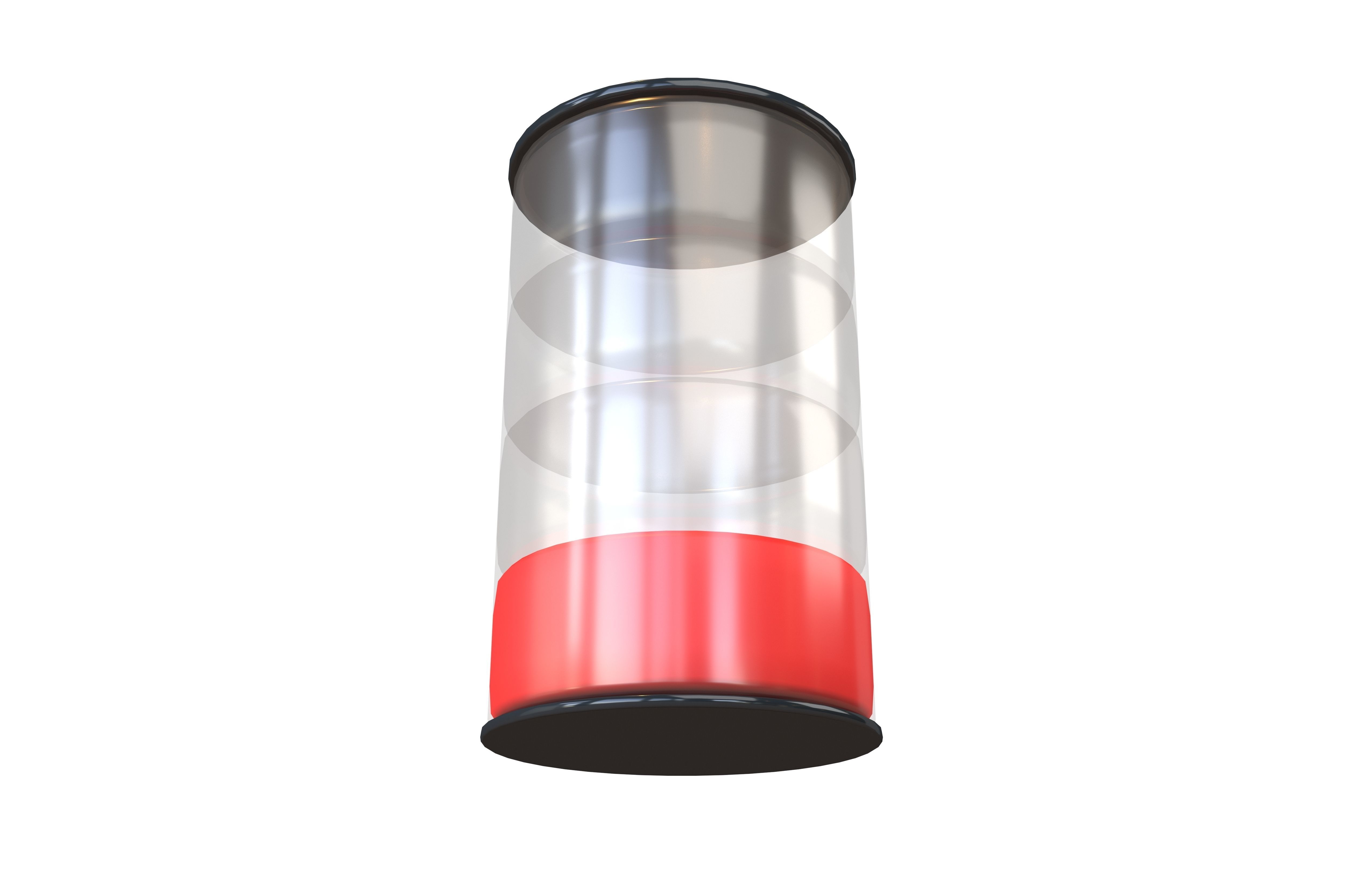 Battery Symbol v2 004 Low-poly 3D model_3