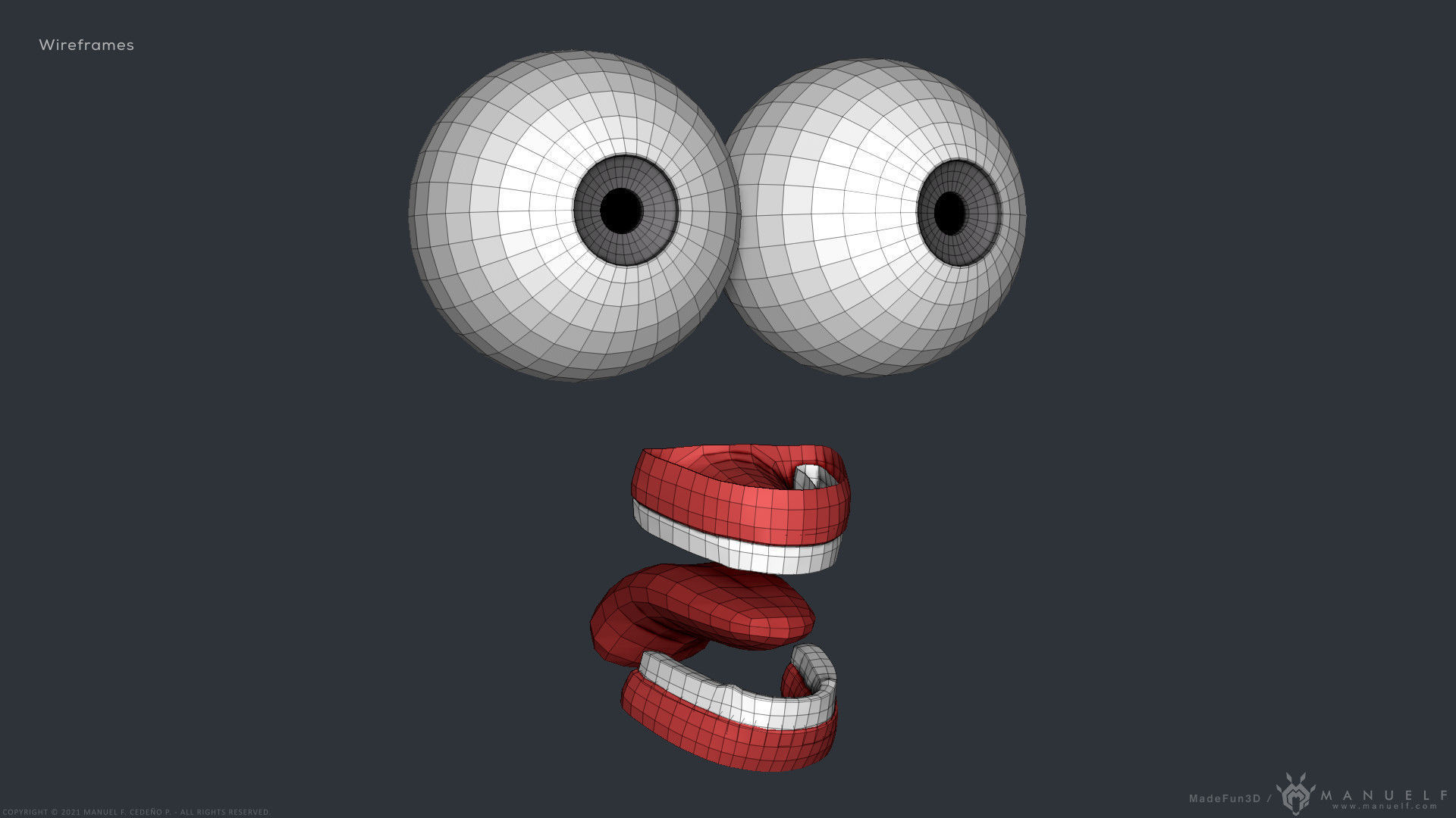 Stylized Cartoon Alien 3D model_18