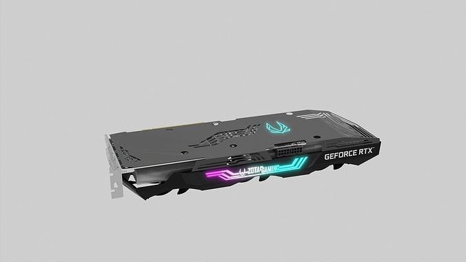 Zotac GeForce RTX 3080 Trinity 3D model